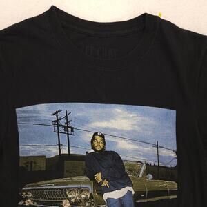 Ice Cube Rap Short Sleeve Crew Neck Graphic T-Shirt Mens Size Small S Black